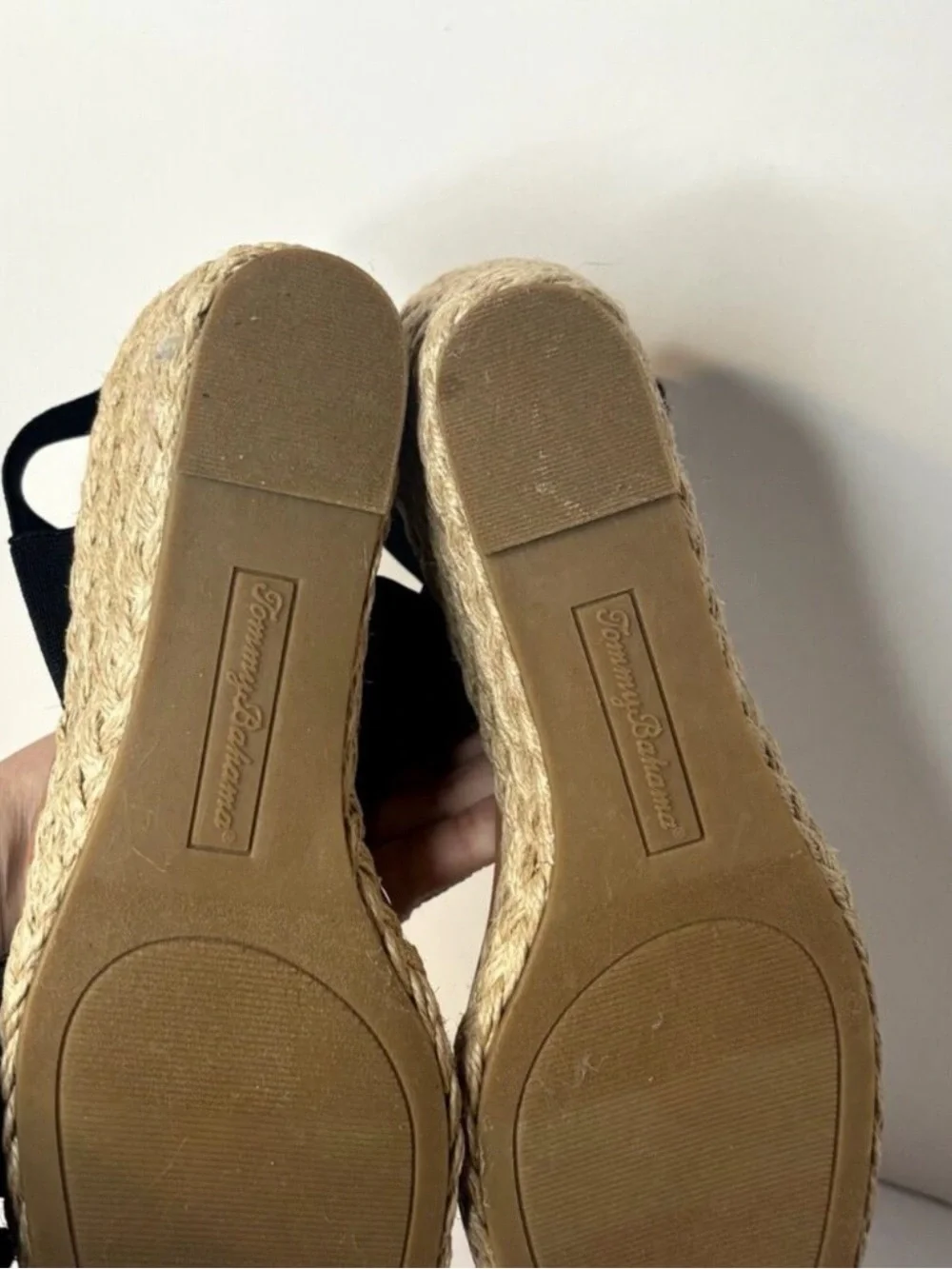 Summer Blowout Sale 3 pairs espadrille wedges. Blue, Cream, Black. 9.5 like NEW!